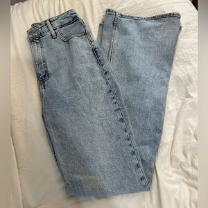 Old Navy Light Blue Flare higher high rise size 4